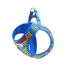 Шлея для собак MISOKO&CO синя з візерунком S (DCAMIS307M-S)