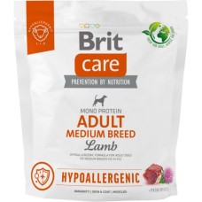 Сухий корм для собак Brit Care Dog Hypoallergenic Adult Medium Breed гіпоалергенний з ягням 1 кг (8595602559039)