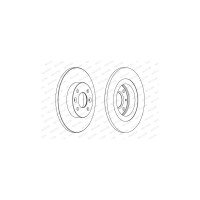 Гальмівний диск FERODO DDF1502