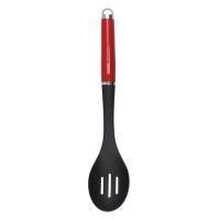 Ложка кухарська KitchenAid Coreline для сервіровки з прорізами, 35,3 см, червона (KAG004OHERE)