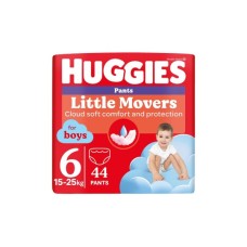 Підгузки Huggies Little Movers/Pants 6 (15-25 кг) для хлопчиків 44 шт (5029053547657)