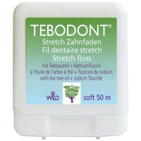 Зубна нитка Dr. Wild Tebodont-F з маcлом чайного дерева і фторидом 50 м (7611841350006)