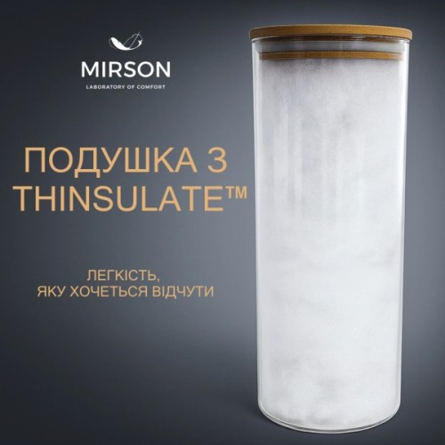 Ковдра MirSon Набір 9580 Eco Line Ковдра зимова Євро 200х220 Thinsulate + Дві подушки 50х70 (2200010806830)