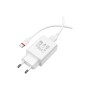 Зарядний пристрій BOROFONE BA21A Long Journey USB QC3.0 + cable USB to USB-C 18W White (6931474702487)