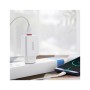 Зарядний пристрій BOROFONE BA21A Long Journey USB QC3.0 + cable USB to USB-C 18W White (6931474702487)