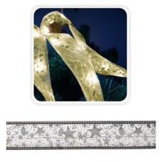 Гірлянда Chomik стрічка срібляста, 5,2 м, 50 LED теплий білий (5900779880276_1)