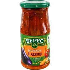 Овочева консервація Верес Баклажани в аджиці 440 г (4823105409013)