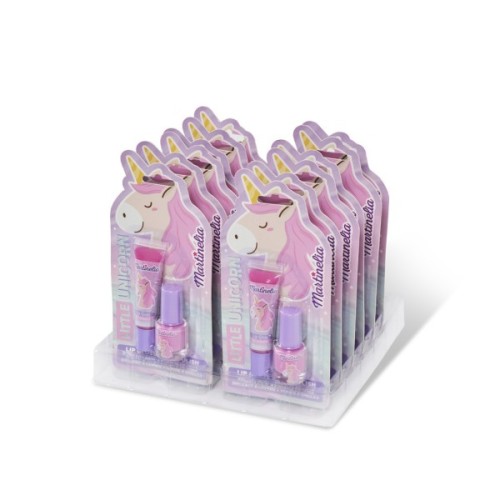 Дитяча косметика Martinelia Набір бальзам та лак для нігтів Маленький єдиноріг (11932)