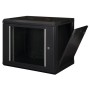 Шафа настінна Hypernet 15U 19" 600x600 ProLine (PL-WMNC66-15U-BLACK)