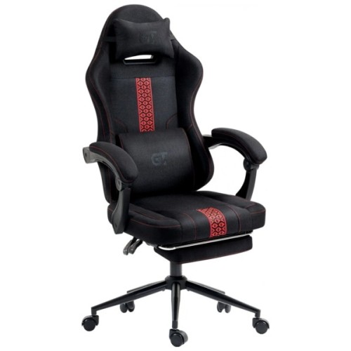 Крісло ігрове GT Racer X-2331 Black/Red (X-2331 Fabric Black/Red)