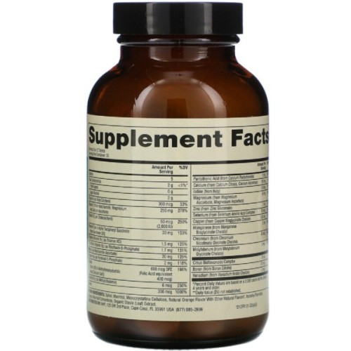 Мультивітамін Dr. Mercola Мультивітаміни для дітей, Chewable Multivitamin for Kids, 60 (MCL-01010)