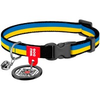 Нашийник для тварин WAUDOG Colors of freedom з QR паспортом XS 20-30 см (5210-4020)