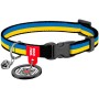 Нашийник для тварин WAUDOG Colors of freedom з QR паспортом XS 20-30 см (5210-4020)