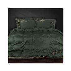 Постільна білизна MirSon Сатин Imperial Satin Emerald 220х240 King Size (2200008576233)
