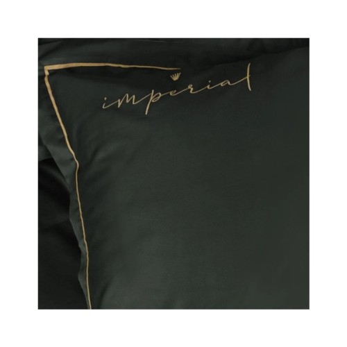 Постільна білизна MirSon Сатин Imperial Satin Emerald 220х240 King Size (2200008576233)