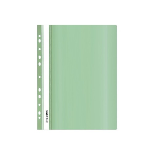 Папка-швидкозшивач Economix А4 з перфорацією, фактура "глянець", м'ятна (E31510-84)