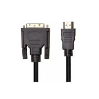 Кабель мультимедійний HDMI M to DVI M 1.8m PowerPlant (CA912568)
