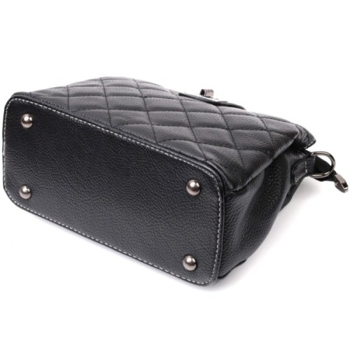 Сумка Vintage З натуральної шкіри Чорна (22415)