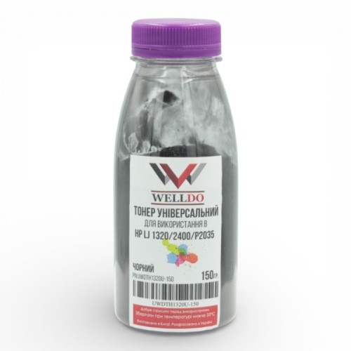 Тонер HP LJ 1320/1160/ STATIC CONTROL 150г/фасовка Welldo (UWDTH1320U-150)