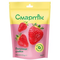 Сухофрукти Смартік Полуниця сублімована шматочками 12.5 г (1600060)