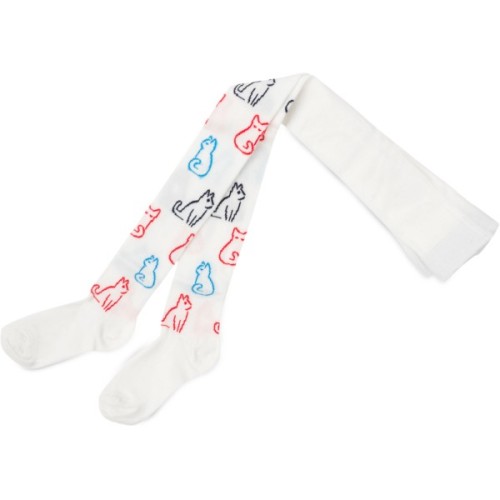 Колготки дитячі UCS Socks з котиками (M0C0301-2295-3G-white)
