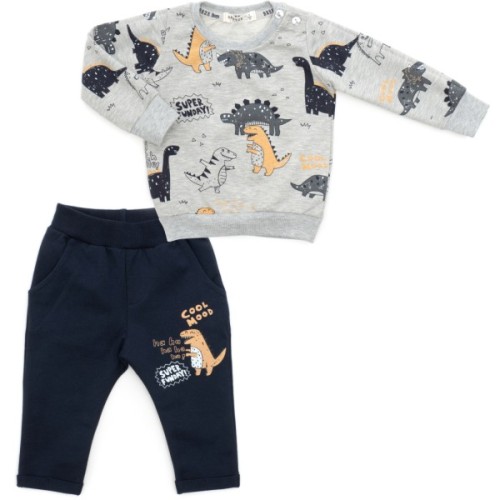 Спортивний костюм дитячий Breeze з динозаврами (18889-92B-yellow)