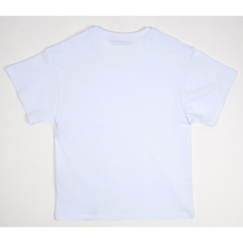 Футболка дитяча A-Yugi зі смайлом (7303-146G-white)