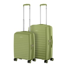 Набір валіз 2E Aero (M+S), оливково-зелені (2E-SPP-AERO-SET2-MG)
