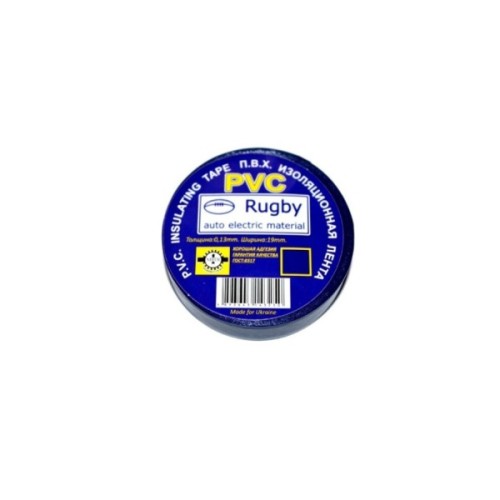 Ізоляційна стрічка Rugby PVC Rugby 0,18мм*17мм*20м , black, - 10°С до + 80°С (SM-IPVC/20Bk)