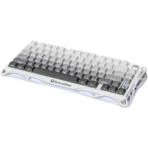 Клавіатура GravaStar Mercury K1 TKL Wireless/Bluetooth/USB UA White (GSK1_GWHT)