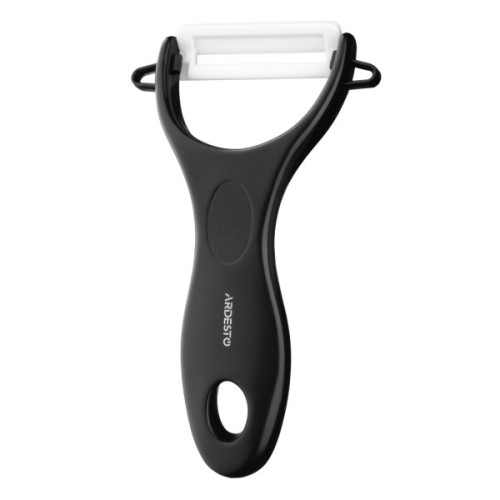 Овочечистка Ardesto Fresh, кераміка, пластик, чорний (AR8340B)