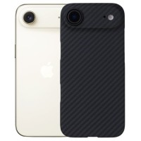 Чохол до мобільного телефона BeCover FIBRA Carbonite MagSafe Apple iPhone 17 Air Black (715407)