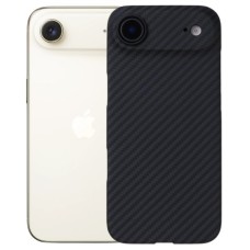 Чохол до мобільного телефона BeCover FIBRA Carbonite MagSafe Apple iPhone 17 Air Black (715407)