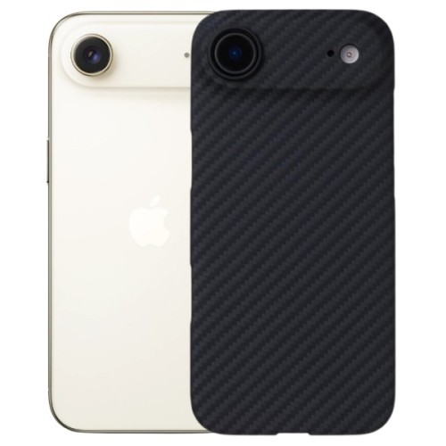 Чохол до мобільного телефона BeCover FIBRA Carbonite MagSafe Apple iPhone 17 Air Black (715407)