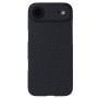 Чохол до мобільного телефона BeCover FIBRA Carbonite MagSafe Apple iPhone 17 Air Black (715407)