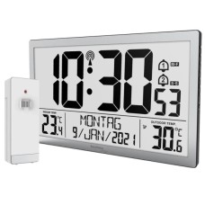 Настінний годинник Technoline WS8113 Silver (DAS302461)