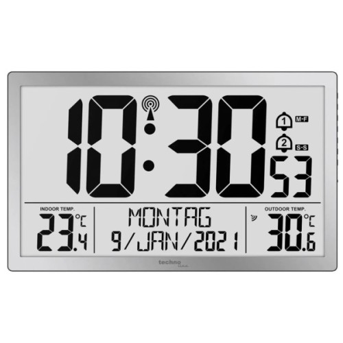Настінний годинник Technoline WS8113 Silver (DAS302461)