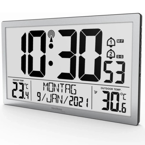 Настінний годинник Technoline WS8113 Silver (DAS302461)