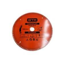 Диск пильний GTM 254×30мм, 100 зубів, по алюмінію (SBA-254100)