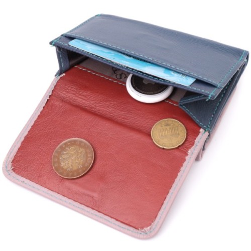 Гаманець ST Leather З натуральної шкіри Різнокольоровий (22496)