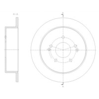 Гальмівний диск REMSA 62096.00