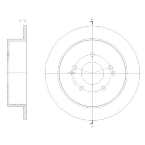 Гальмівний диск REMSA 62096.00