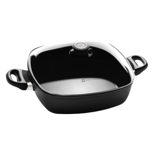 Сотейник Swiss Diamond XD Induction квадратий з кришкою 28х28 см (XD66282ic)