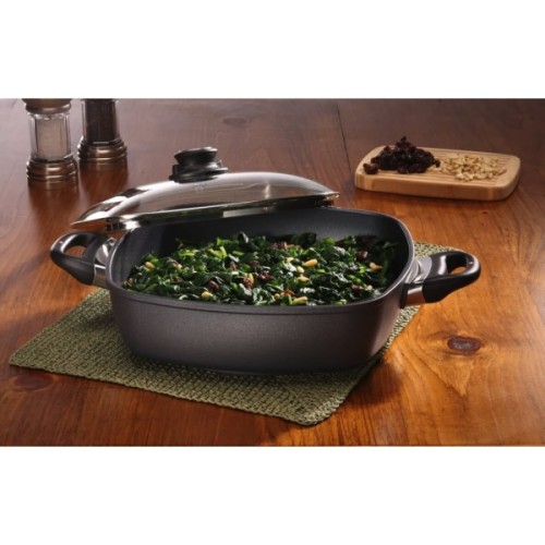 Сотейник Swiss Diamond XD Induction квадратий з кришкою 28х28 см (XD66282ic)