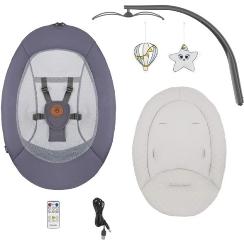 Крісло-гойдалка Lionelo Ralf Grey Graphite (LO-RALF GREY GRAPHITE)