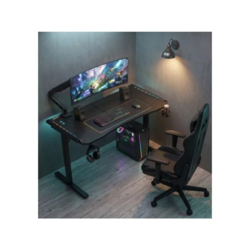 Комп'ютерний стіл GT Racer T-1452 Black (T-1452 (140x60x73) Black)