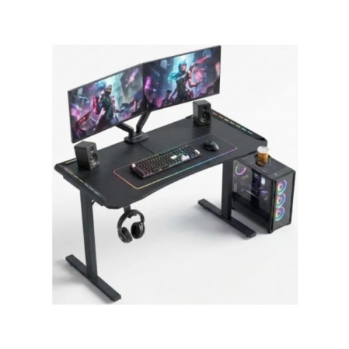 Комп'ютерний стіл GT Racer T-1452 Black (T-1452 (140x60x73) Black)
