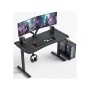 Комп'ютерний стіл GT Racer T-1452 Black (T-1452 (140x60x73) Black)