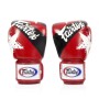 Боксерські рукавички Fairtex BGV1 Nation Print Red 14 унцій (бинти в комплекті) (BGV1_Print_14oz_Red)