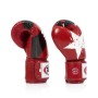 Боксерські рукавички Fairtex BGV1 Nation Print Red 14 унцій (бинти в комплекті) (BGV1_Print_14oz_Red)